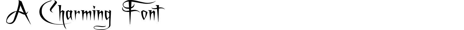 A Charming Font Font preview