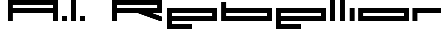 A.I. Rebellion Font preview