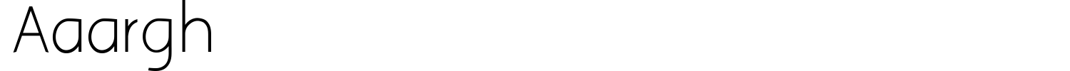 Aaargh Font preview