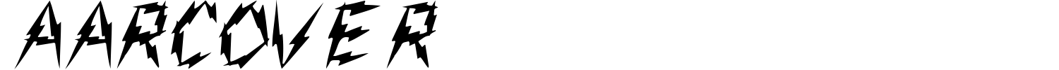 Aarcover Font preview