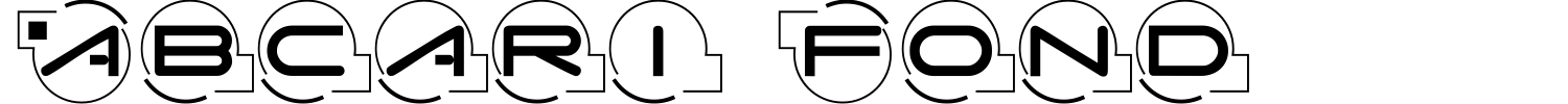 Abcari Fond Font preview