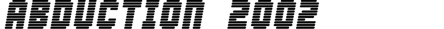 Abduction 2002 Font preview