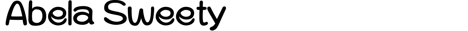 Abela Sweety Font preview