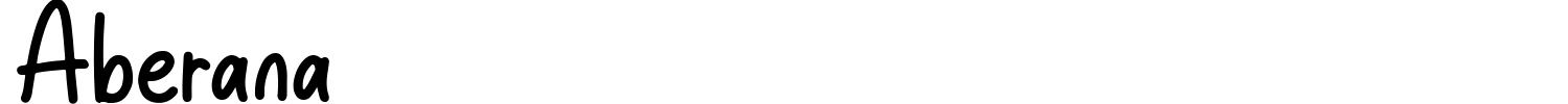 Aberana Font preview