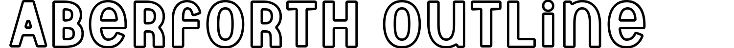 Aberforth Outline Font preview