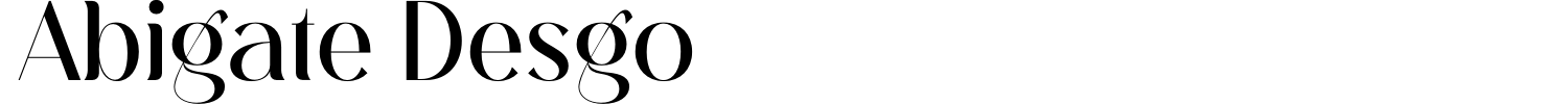 Abigate Desgo Font preview