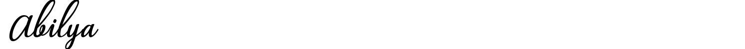 Abilya Font preview