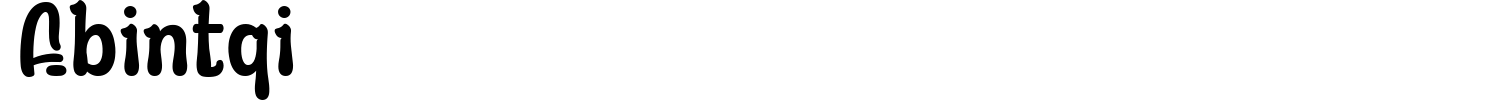 Abintqi Font preview