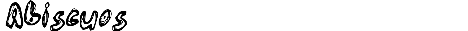 Abiscuos Font preview