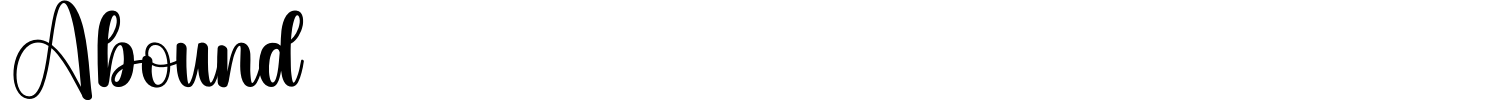 Abound Font preview