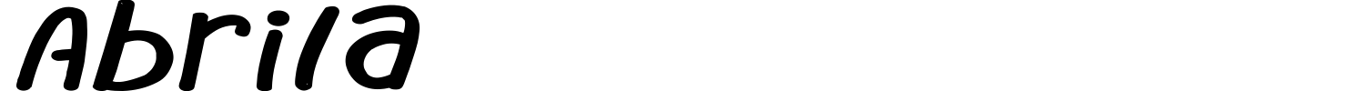 Abrila Font preview