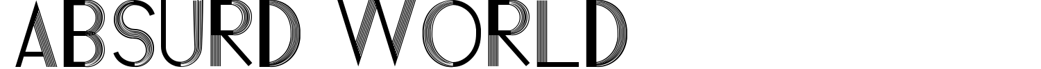 Absurd World Font preview