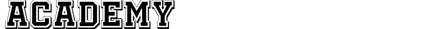 Academy Font preview