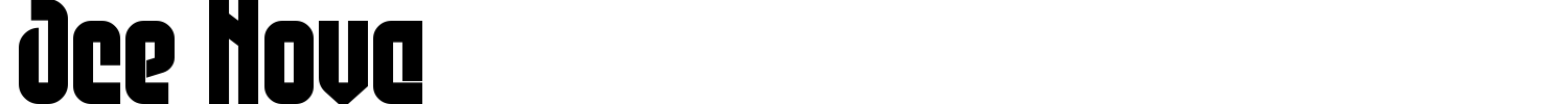 Ace Nova Font preview