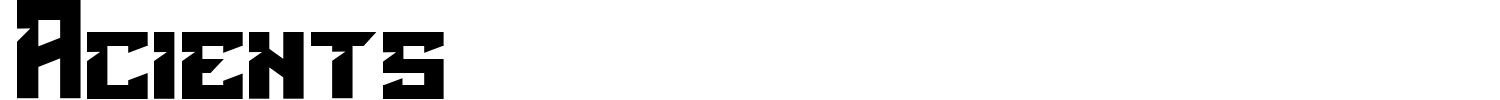 Acients Font preview