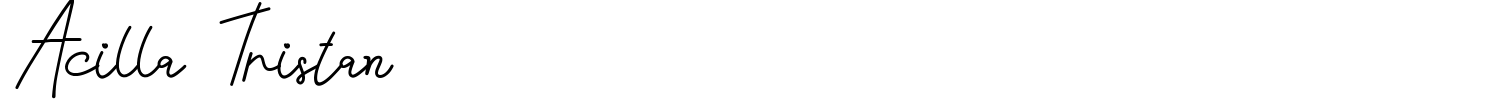 Acilla Tristan Font preview