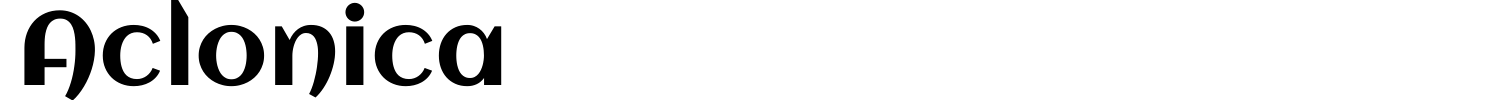 Aclonica Font preview