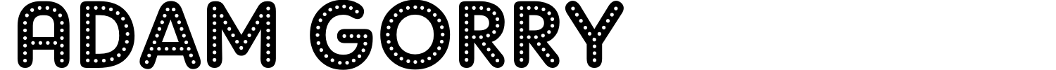 Adam Gorry Font preview