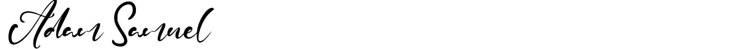 Adam Samuel Font preview