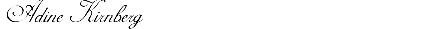 Adine Kirnberg Font preview