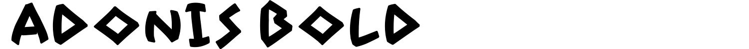Adonis Bold Font preview