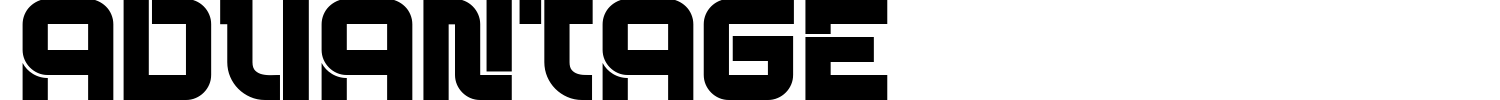Advantage Font preview