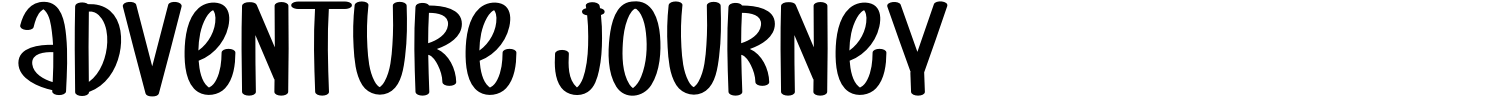 Adventure Journey Font preview