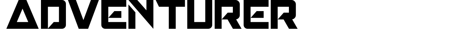 Adventurer Font preview