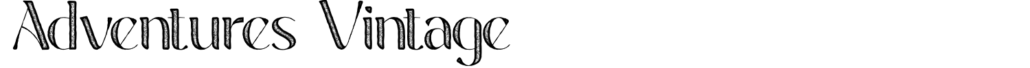 Adventures Vintage Font preview