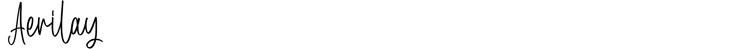 Aerilay Font preview