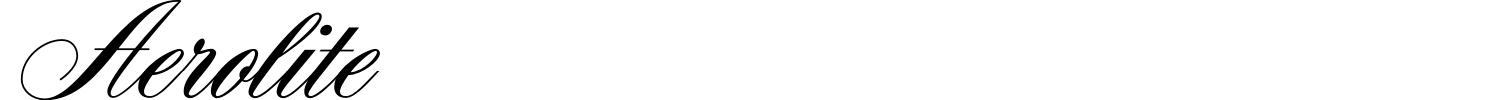 Aerolite Font preview