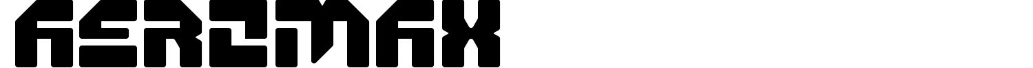 Aeromax Font preview