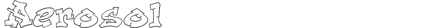 Aerosol Font preview