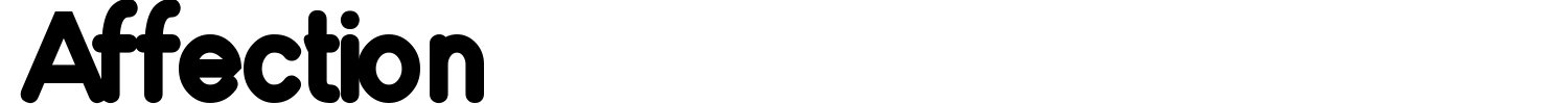 Affection Font preview
