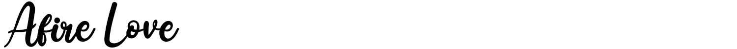 Afire Love Font preview