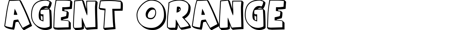 Agent Orange Font preview