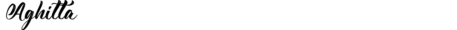 Aghitta Font preview