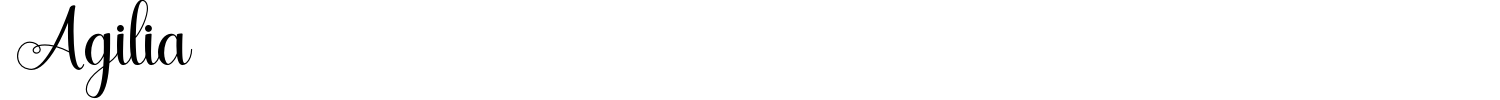 Agilia Font preview