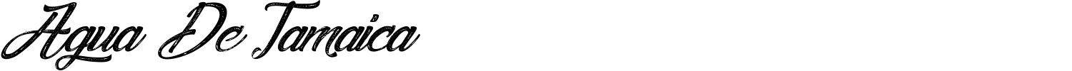 Agua De Jamaica Font preview