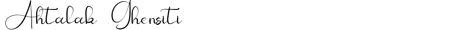 Ahtalak Ghensiti Font preview