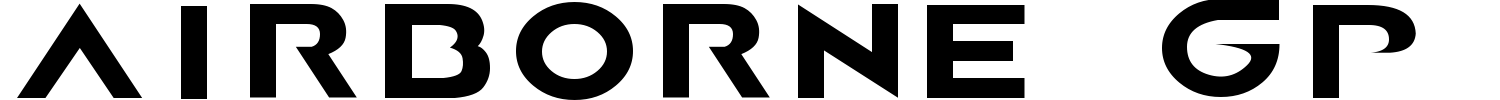 Airborne GP Font preview