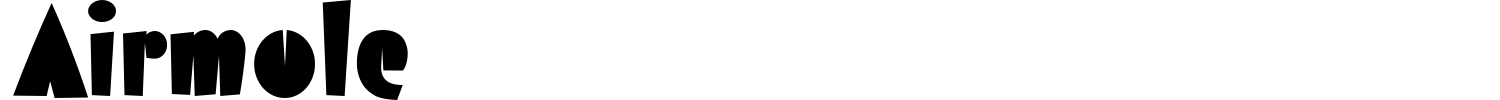 Airmole Font preview