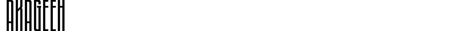 Akageeh Font preview