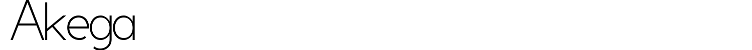 Akega Font preview