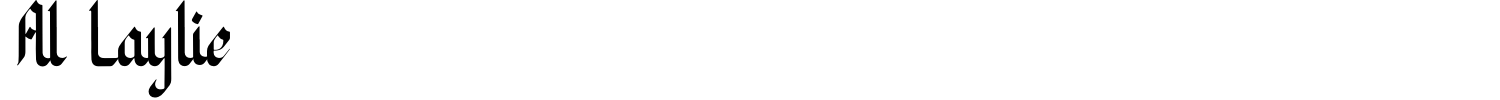 Al Laylie Font preview