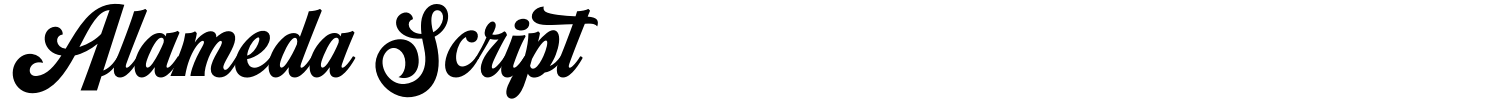 Alameda Script Font preview