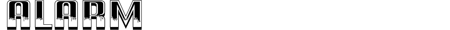 Alarm Font preview