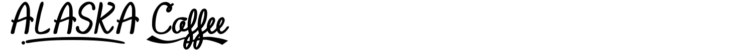 Alaska Coffee Font preview