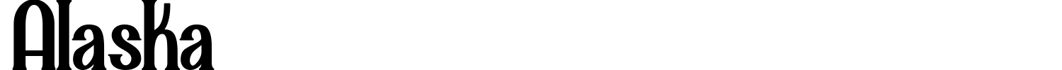 Alaska Font preview