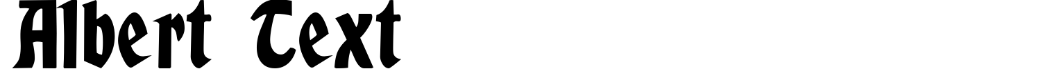 Albert Text Font preview